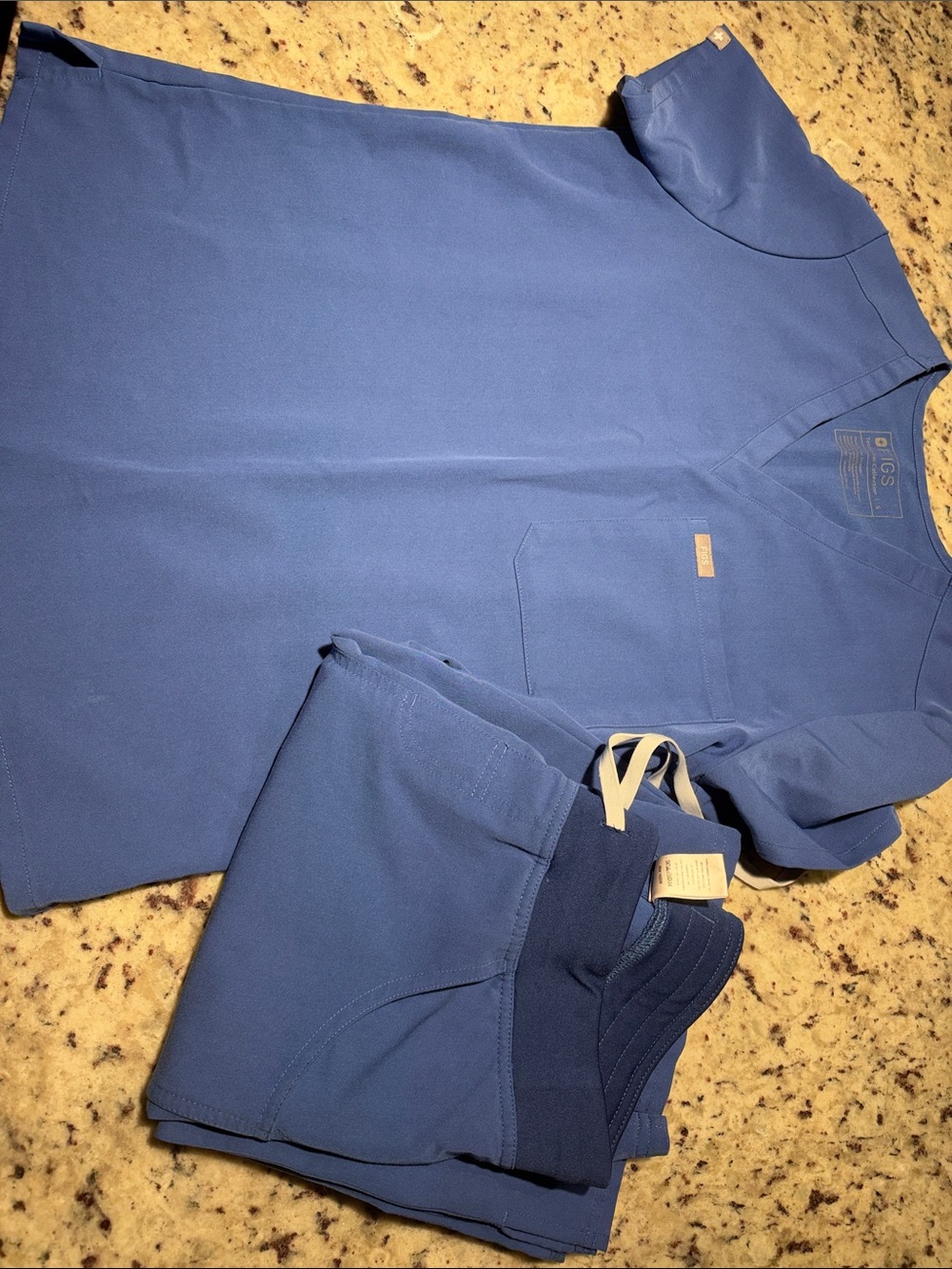 FIGS Set denim blue
